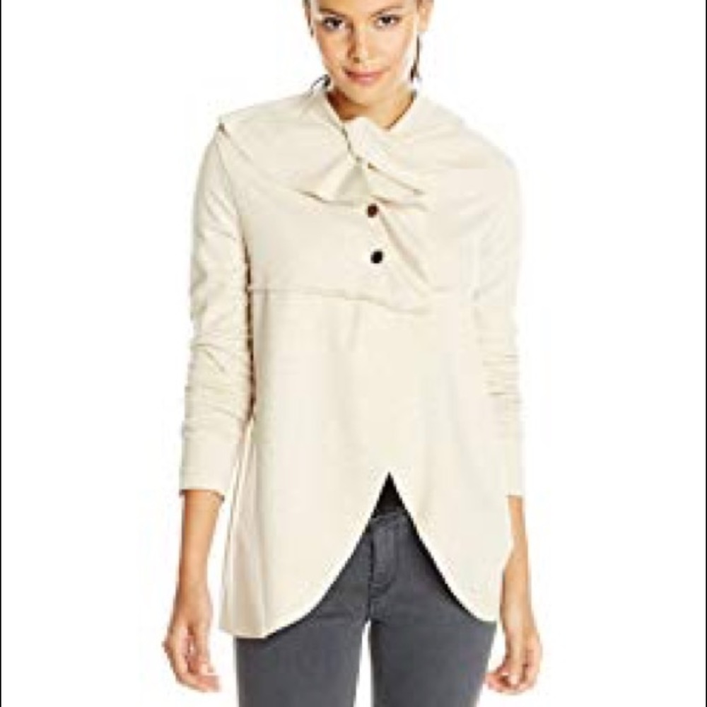 Kensie Ponte Button Jacket